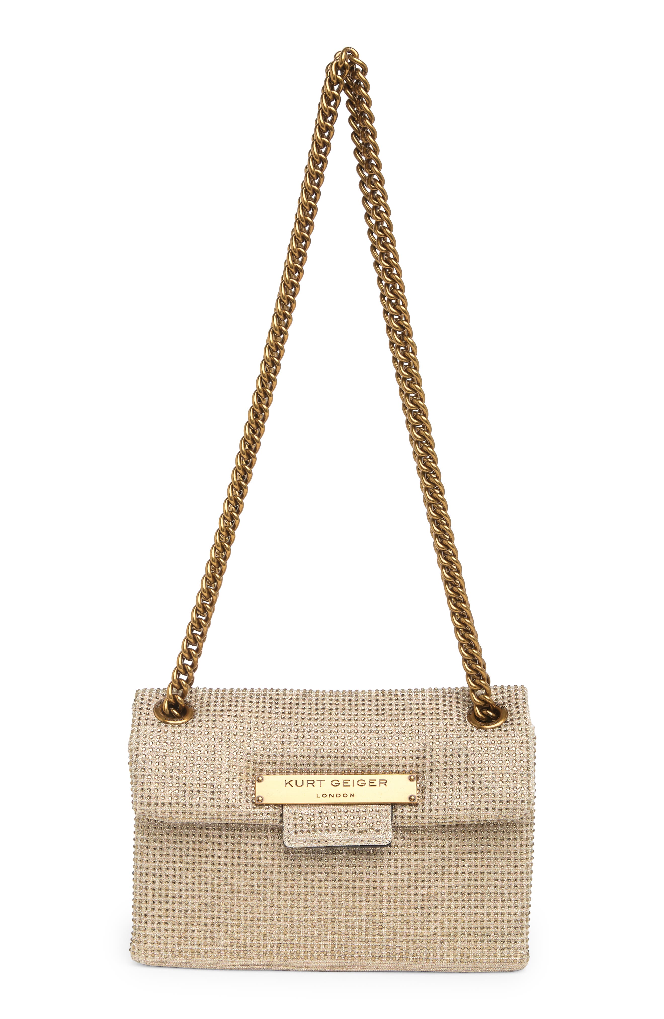 Kurt Geiger London Rhinestone Mini Brixton Shoulder Bag