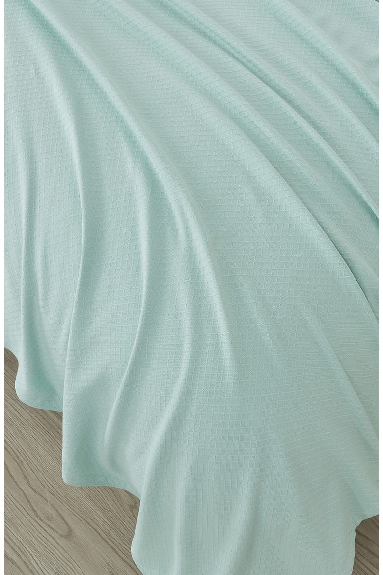 Egyptian Cotton Blanket, Alternate, color, GREEN