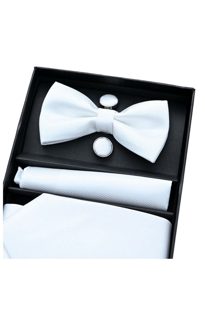 MOUSTACHE Four-piece Tie Set, Alternate, color, White