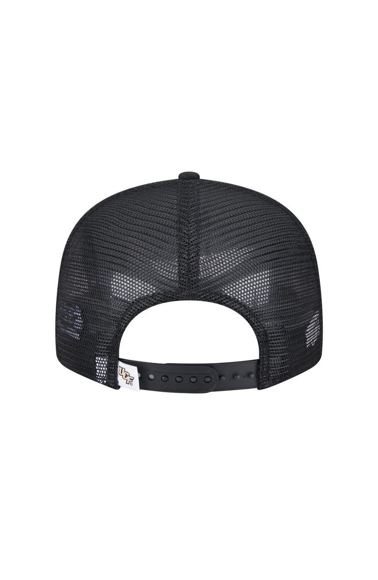 New Era Men's New Era Black UCF Knights Trucker 9FIFTY Snapback Hat, Alternate, color, Black