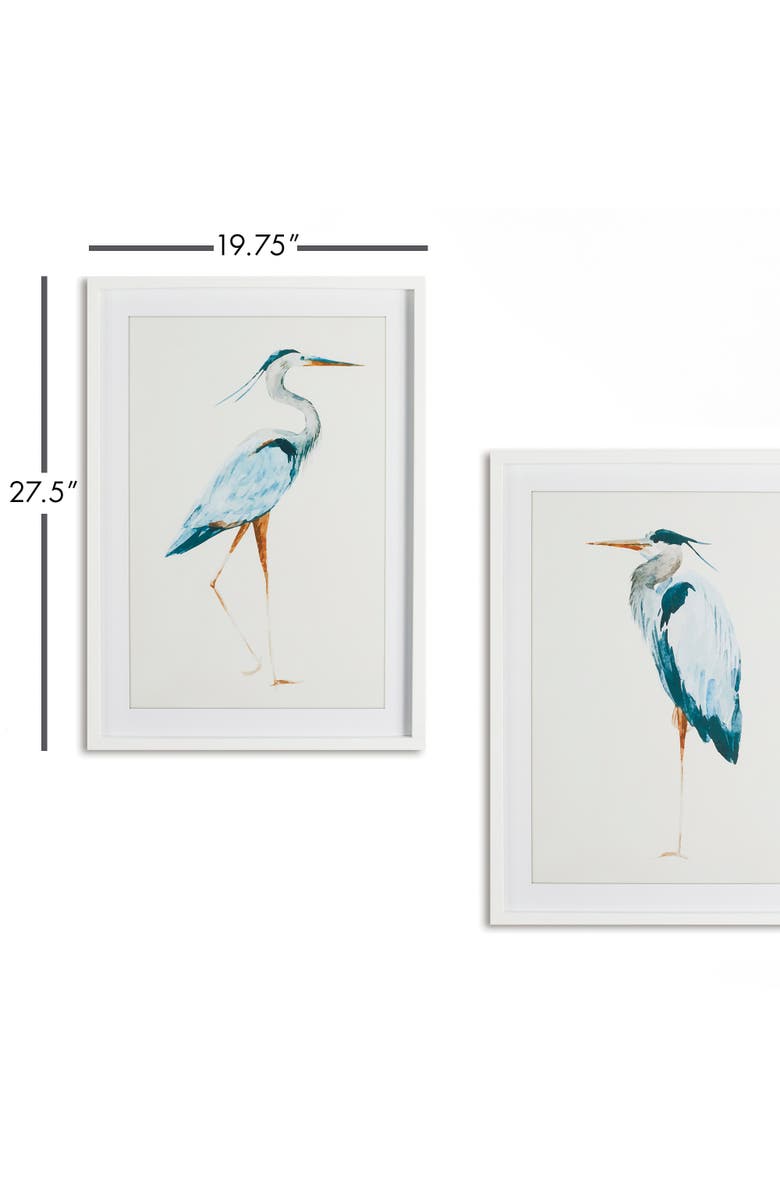 Napa Home & Garden Blue Heron Prints Set of 2, Alternate, color, Blue