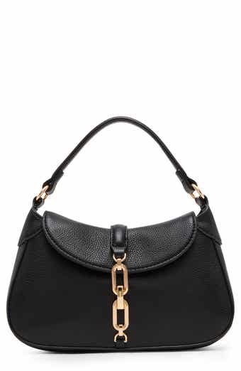 Anne Klein Chain Trim Crescent Shoulder Bag
