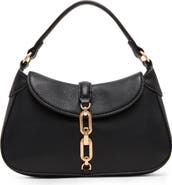 Anne Klein Chain Trim Crescent Shoulder Bag