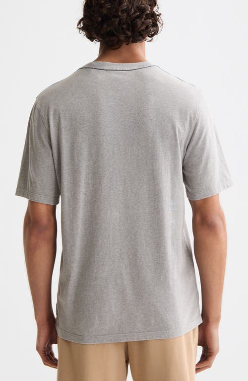 Scotch & Soda Denim Artwork Graphic T-shirt In Gray