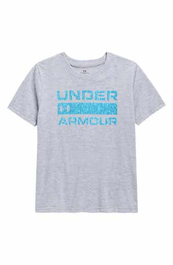 Under Armour Kids' UA Bark Stacked Logo Performance Graphic T-Shirt