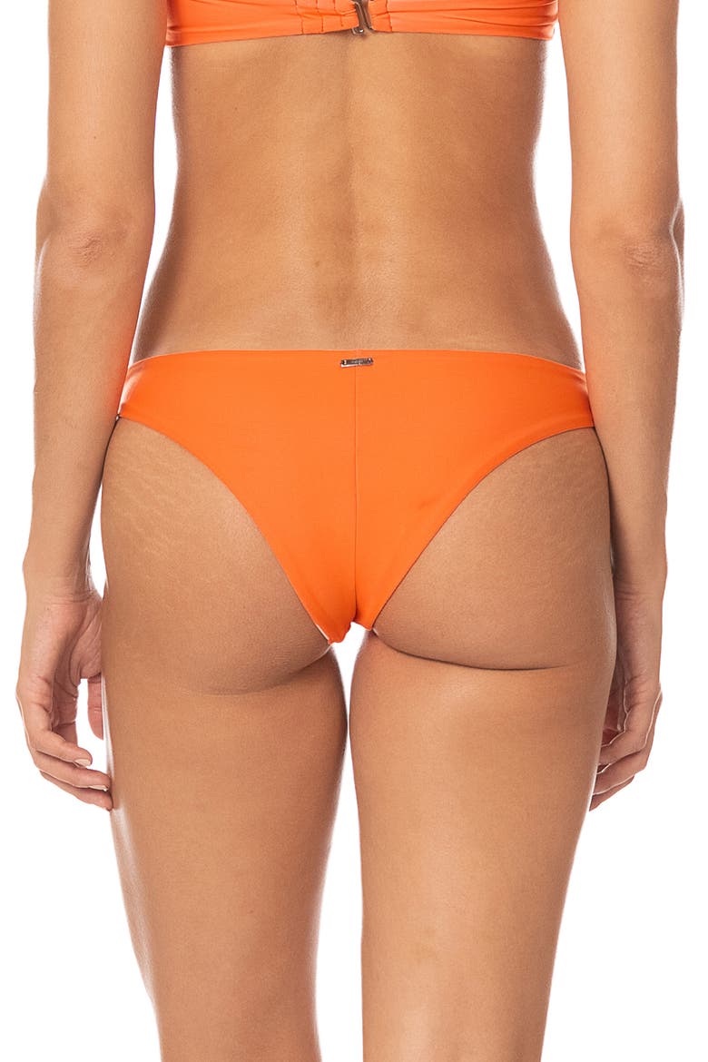 Orange Iconic Reversible Bikini Bottoms, Alternate, color, ORANGE
