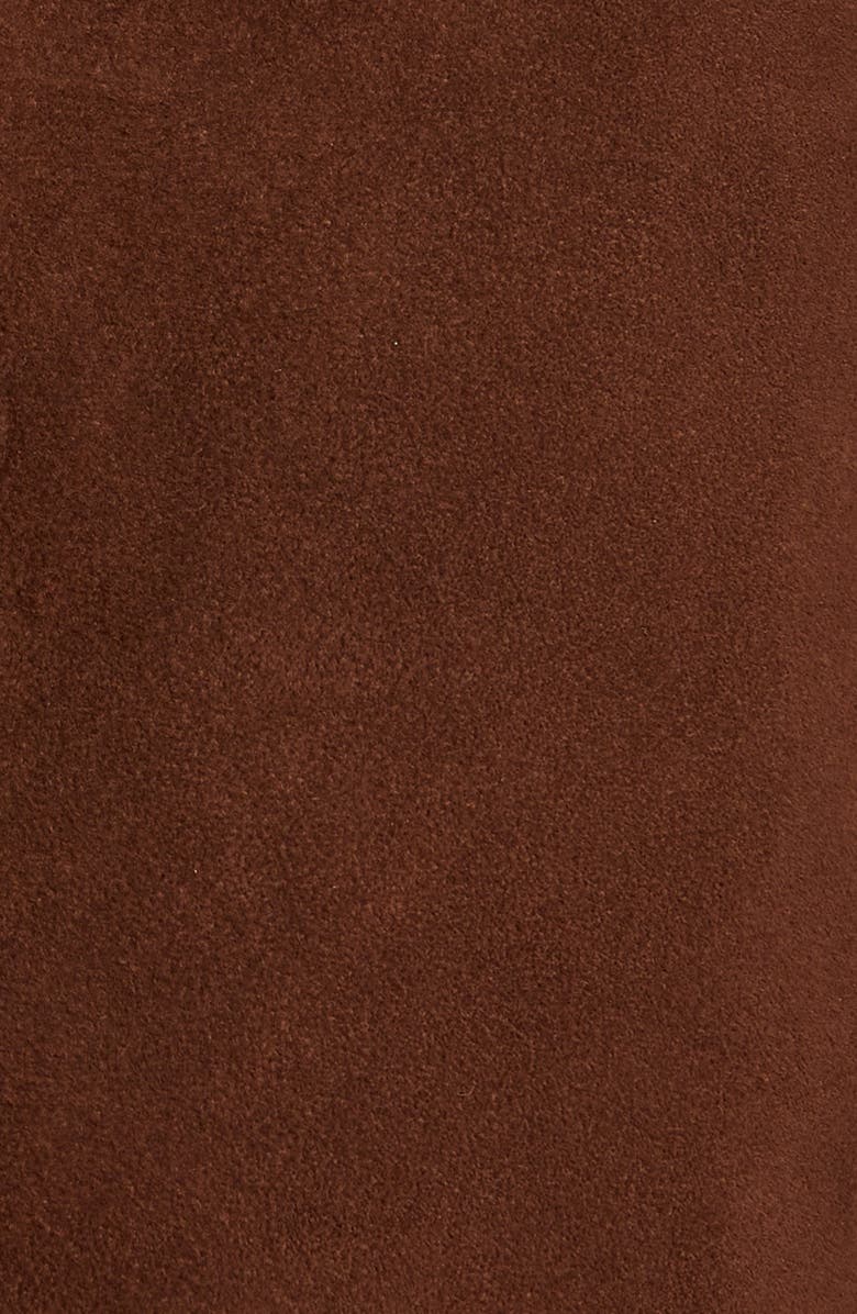 Ted Baker London Tiffniy Oversize Suede Biker Jacket, Alternate, color, 