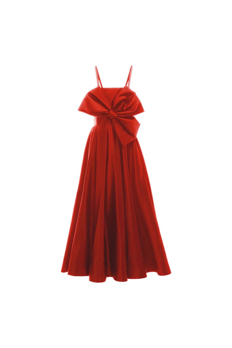 Liana Taffeta Gown, Main, color, Red