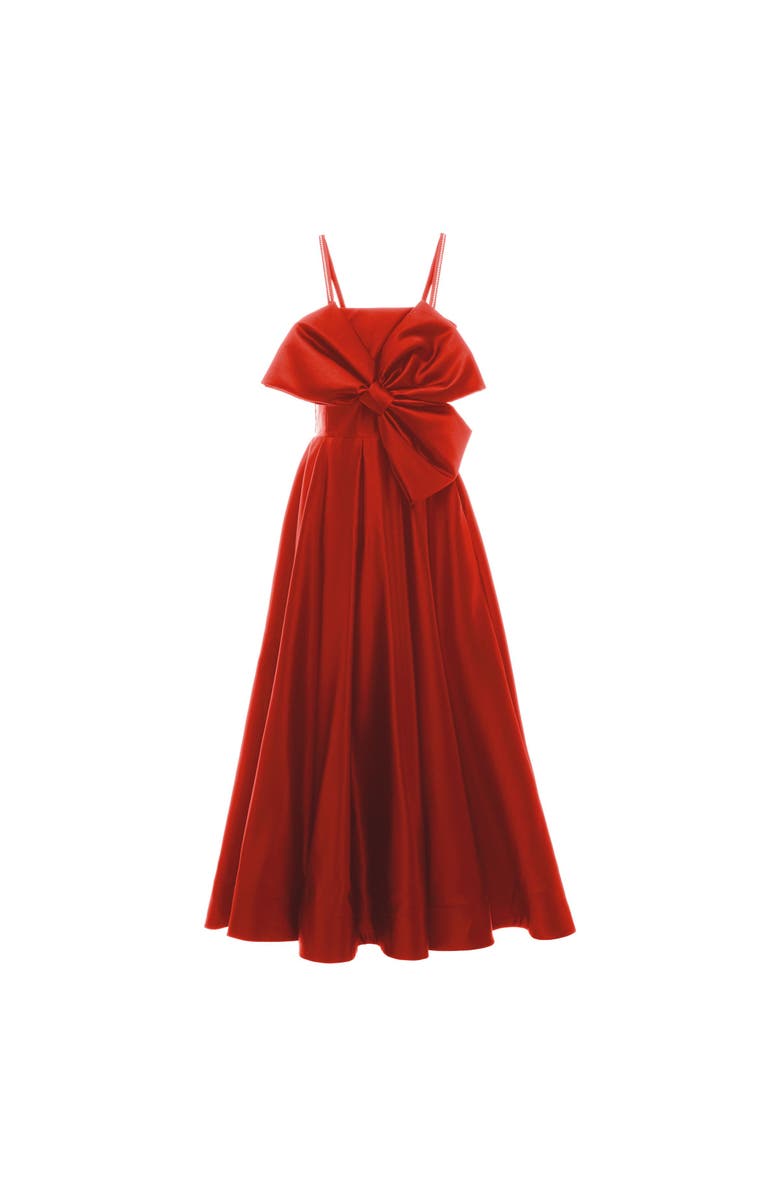 Tulleen Liana Taffeta Gown, Main, color, Red
