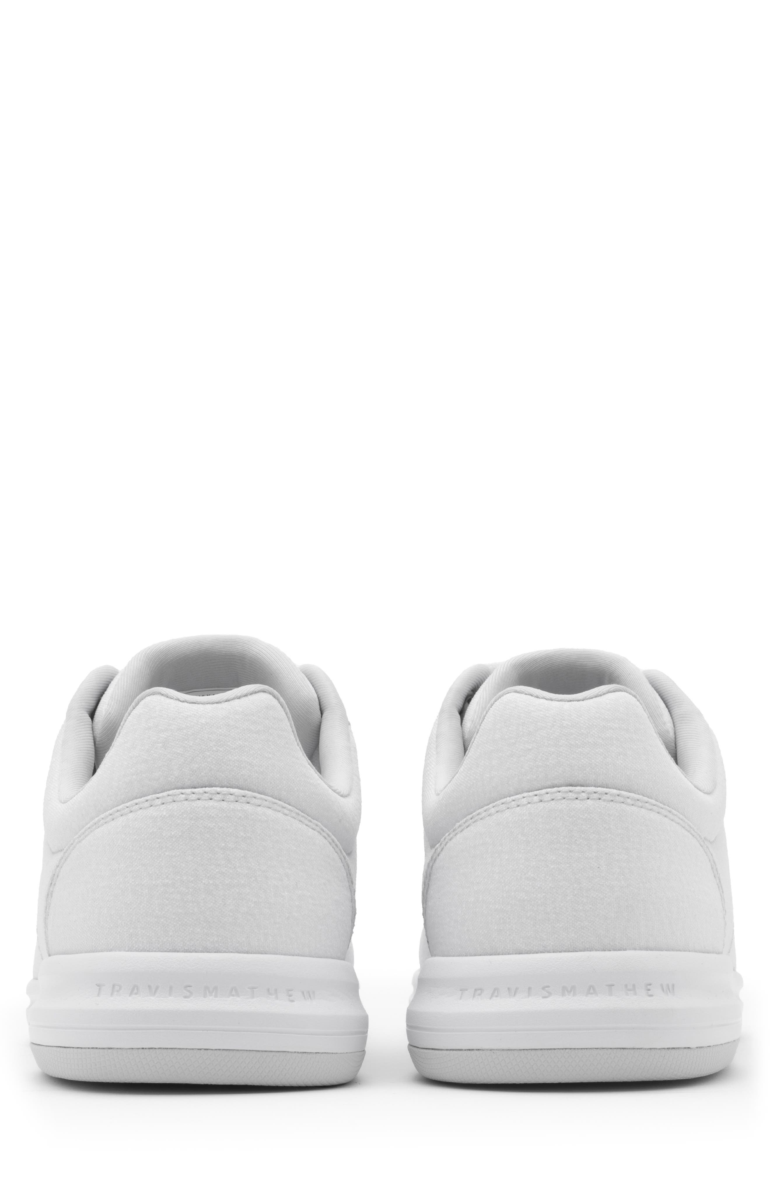 TravisMathew The Daily II Woven Sneaker, Alternate, color, White