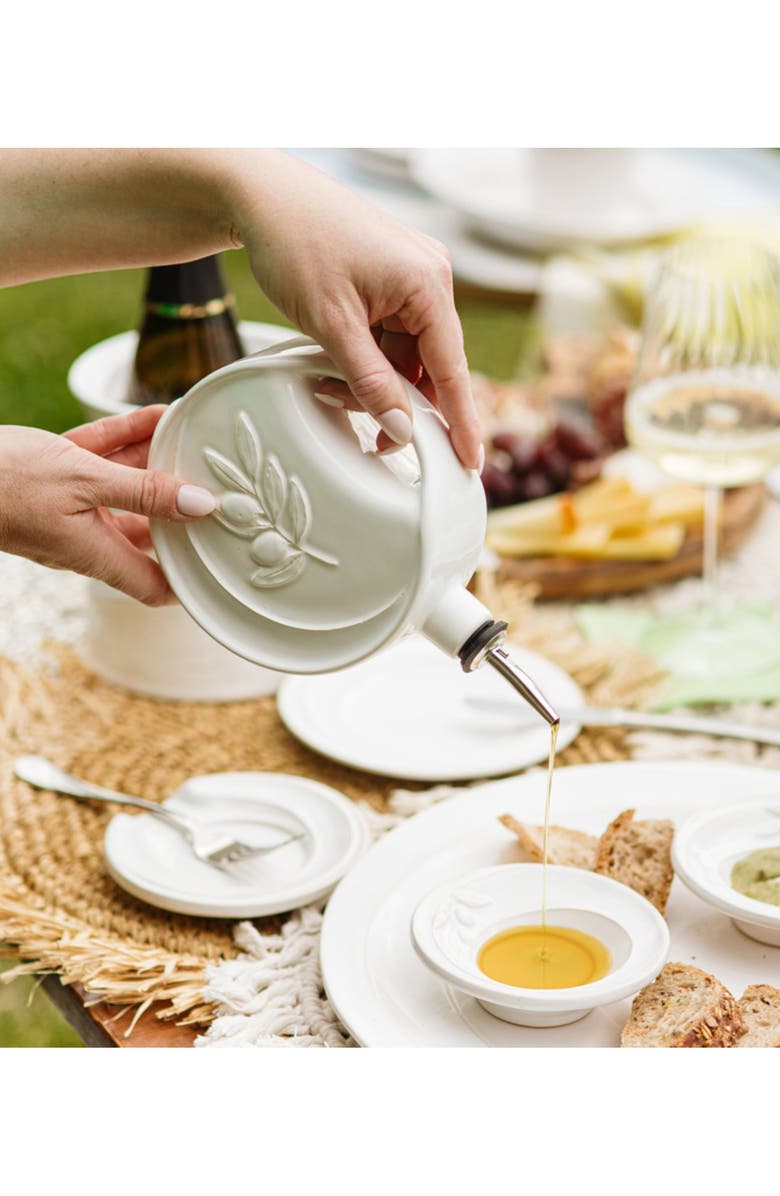 VIETRI Luca Olive Oil Bottle, Alternate, color, White