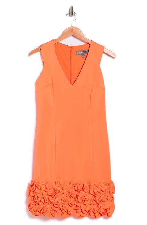 Donna Ricco Cupcake Hem Scuba Sheath Dress