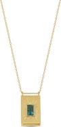 Bony Levy 14K Yellow Gold Paraiba Topaz Pendant Necklace
