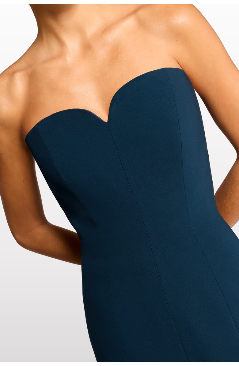 Jenny Packham Lust Strapless Maxi Dress, Alternate, color, Blackthorne Blue