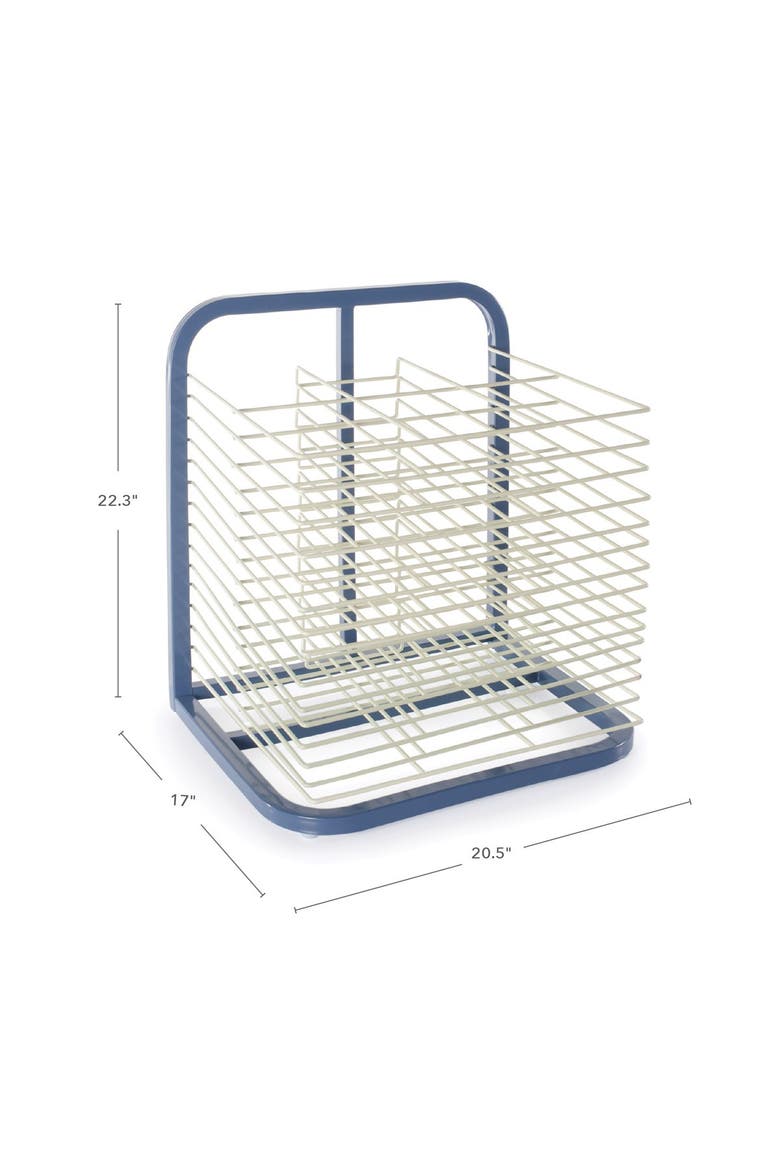 Tabletop Multipurpose Drying Rack, Alternate, color, Blue