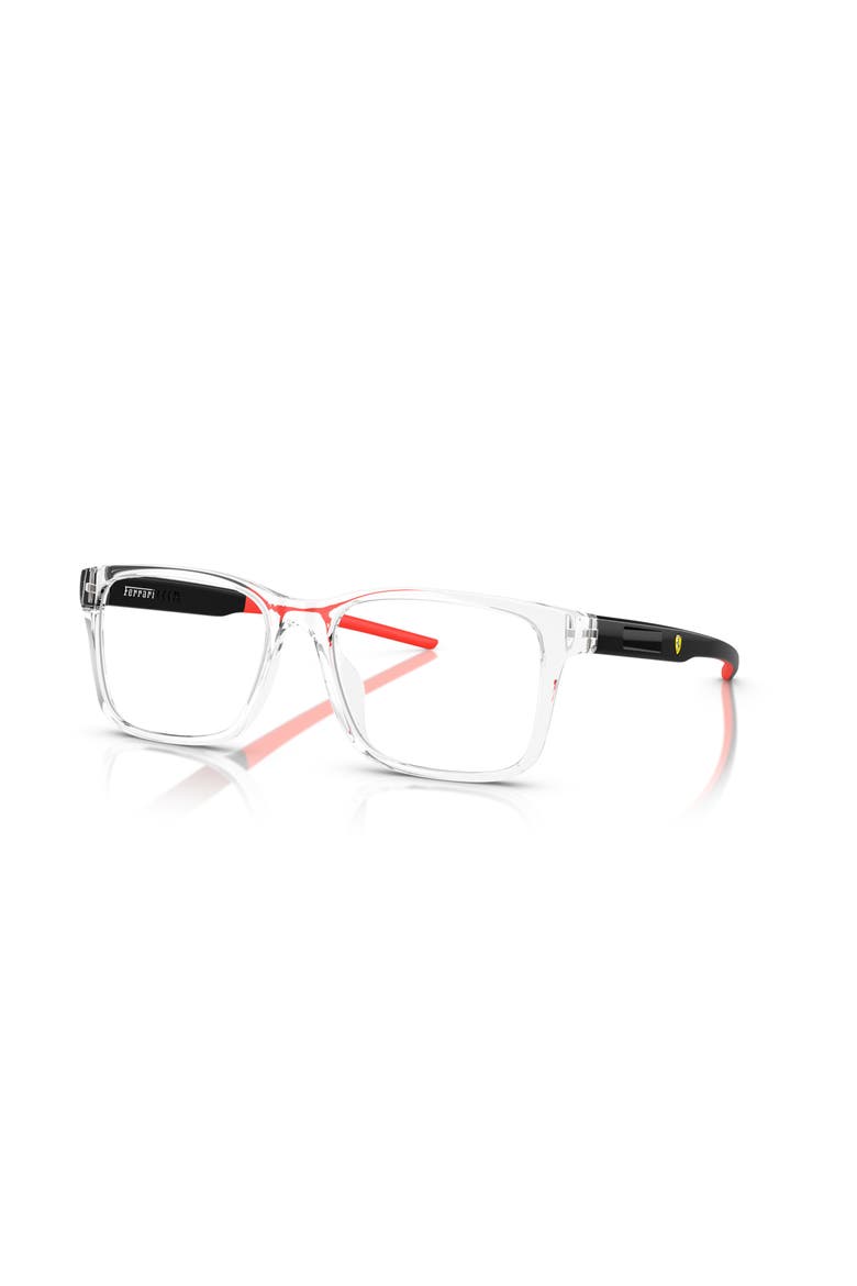 59mm Square optical glasses, Main, color, Transparent