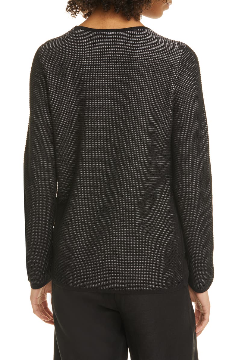 Eileen Fisher Crewneck Silk Blend Top, Alternate, color,