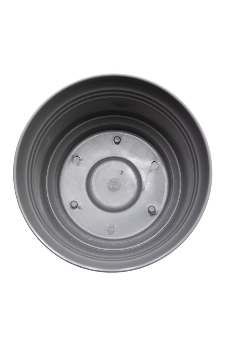 12 Inch Saturn Round Planter With Saucer Tray, Alternate, color, Gray