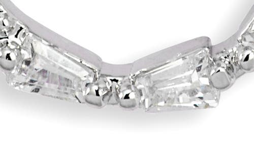 Nordstrom Set Of Two Cubic Zirconia Stud & Hoop Earrings In Clear- Silver