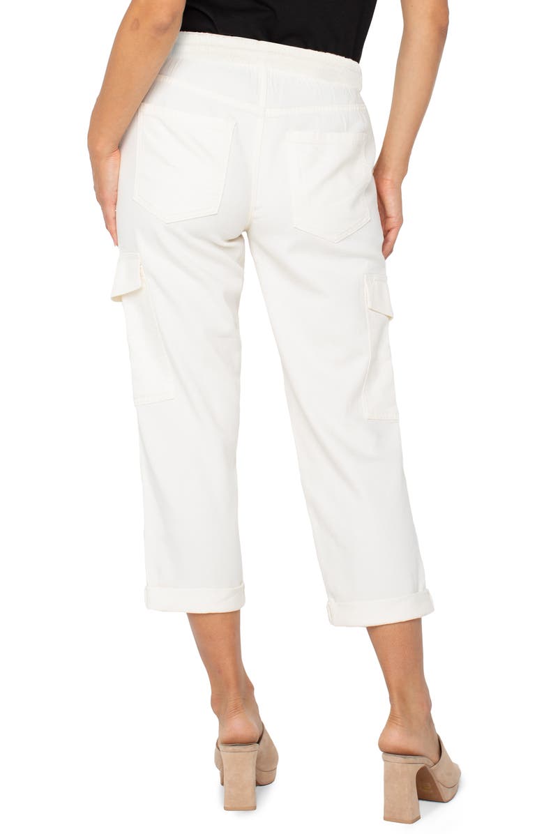 Liverpool Los Angeles Rascal Pull-On Crop Straight Leg Cargo Pants, Alternate, color, 