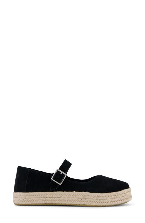 Toms Carolina Espadrille Platform Mary Jane In Black