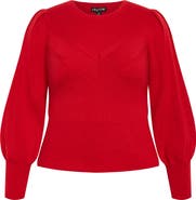 City Chic Jojo Rib Sweater