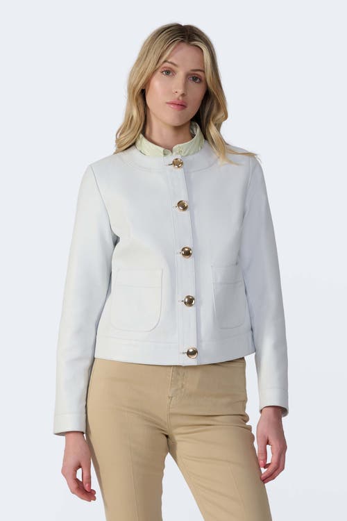 Furniq Uk Llc Margot Leather Jacket In White