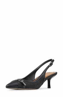 Donald Pliner Carwyn Kitten Heel Slingback Pump
