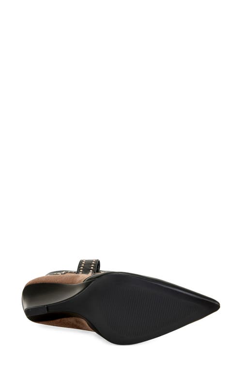 Azalea Wang Vincent Peep Toe Wedge Boot In Black