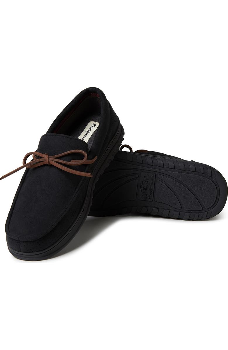 DEARFOAMS Ethan Perforated Microsuede Moccasin, Alternate, color,