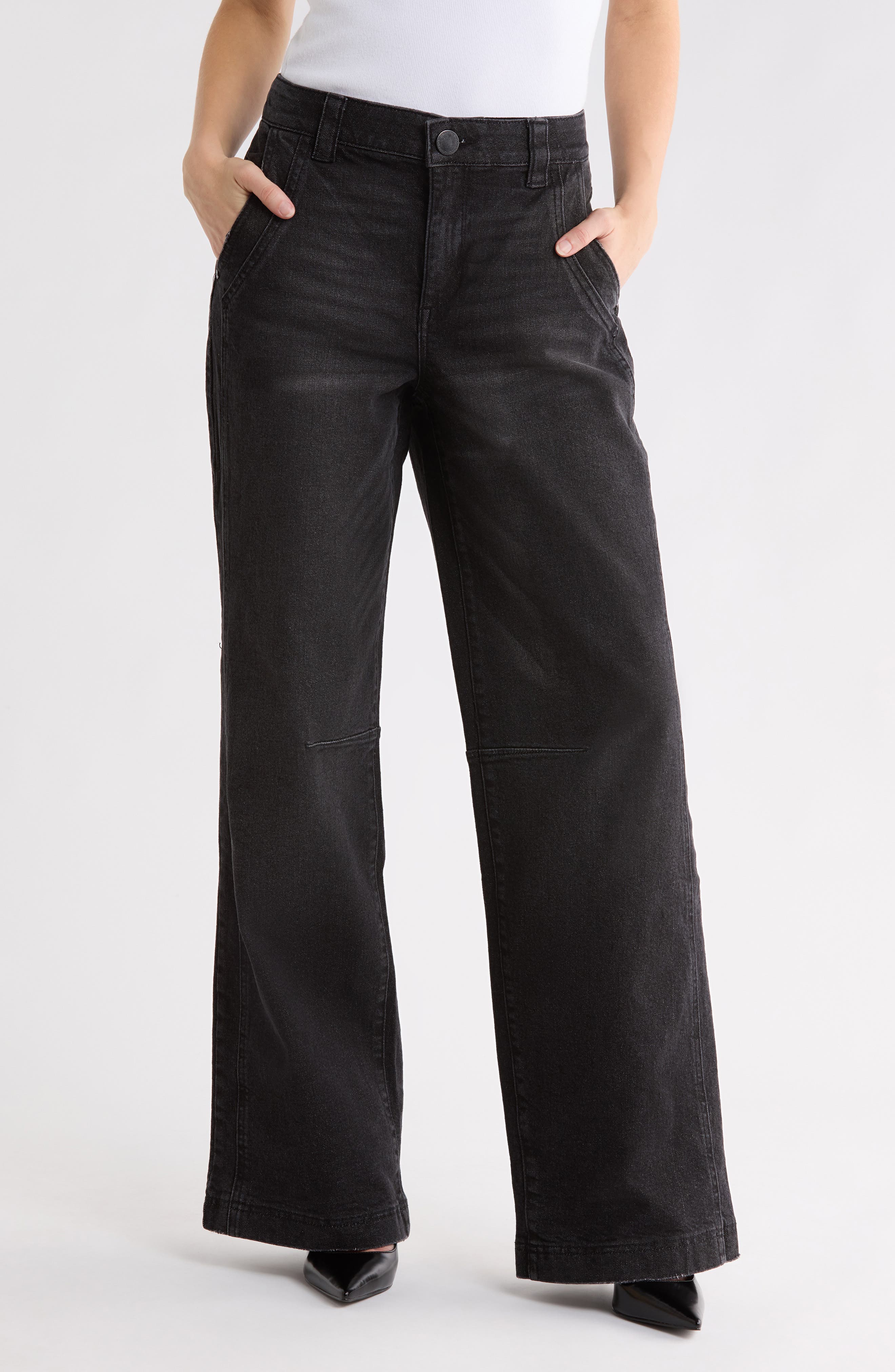 High Waist Wide Leg Jeans