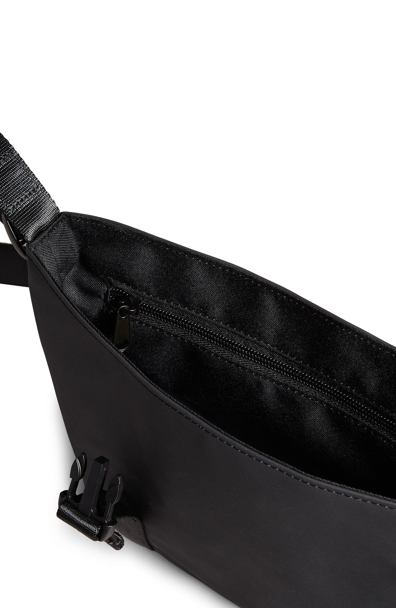 Ted Baker London Strole Rubberized Crossbody Messenger Bag, Alternate, color, 