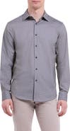 Bugatchi Jimmy OoohCotton® Geo Print Button-Up Shirt