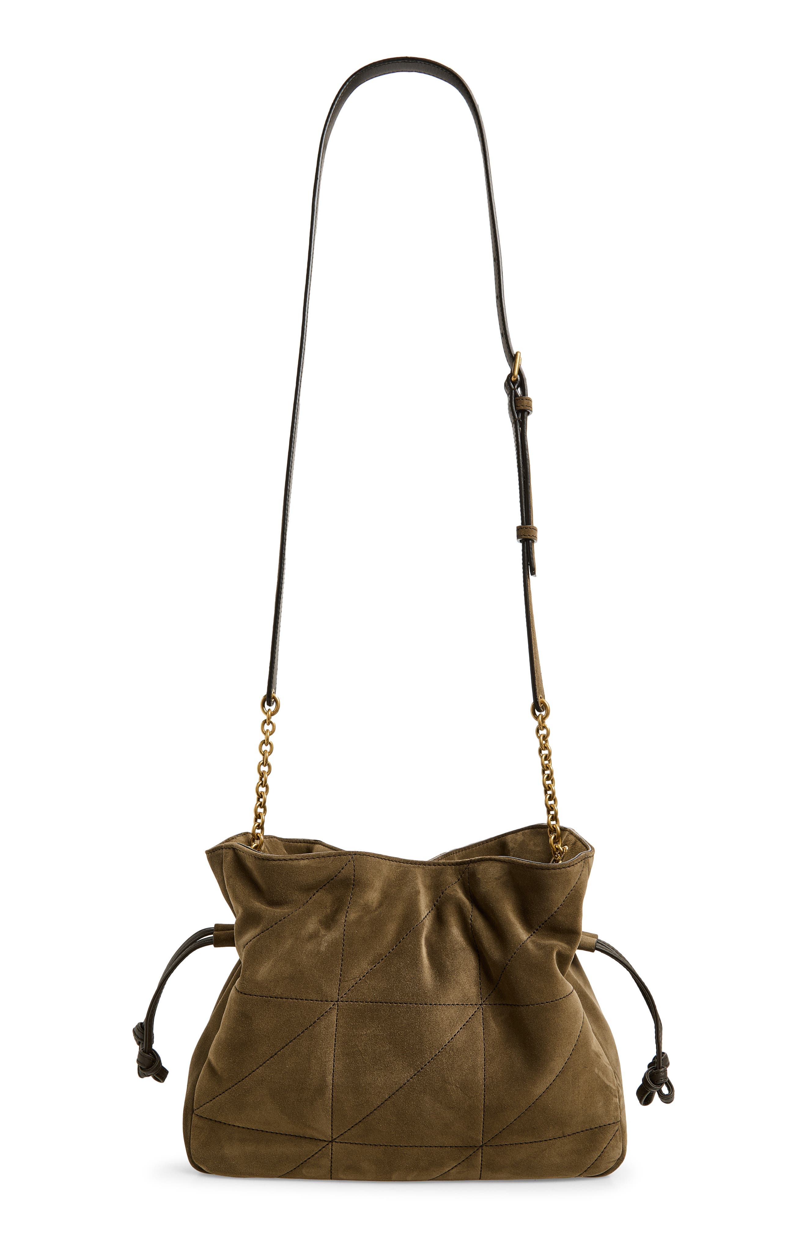 Jamie Leather Shoulder Pouch, Alternate, color, LIGHT MUSK