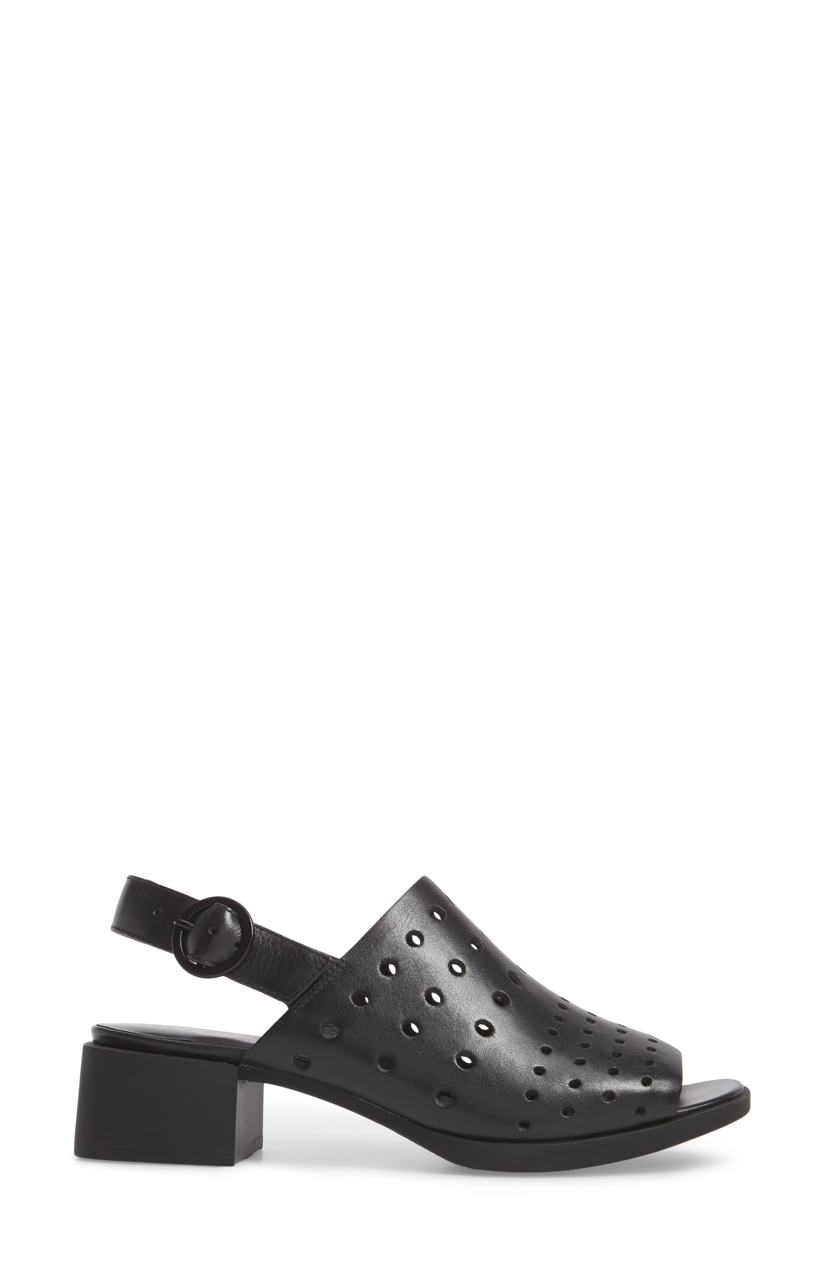 Twins Sandal, Alternate, color, BLACK LEATHER