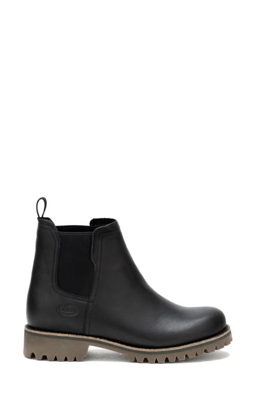 Chaco Fields Waterproof Chelsea Boot In True Black
