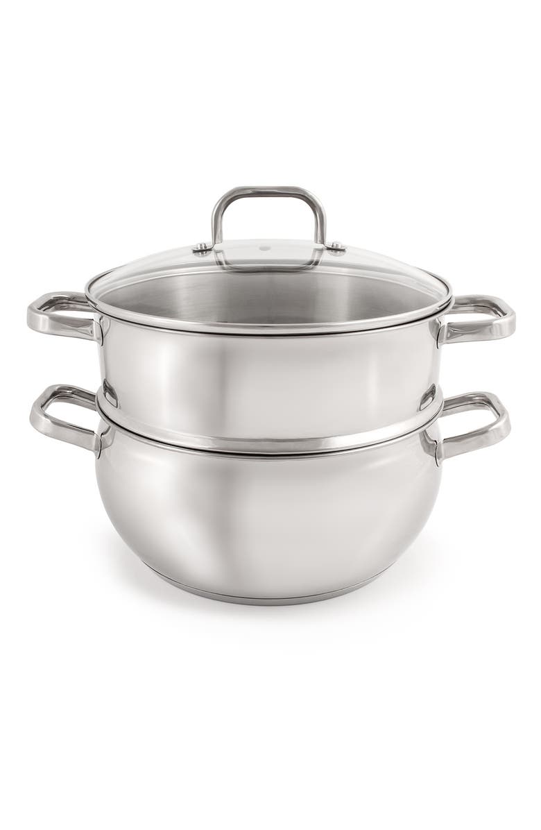 BergHOFF Stainless Steel 5.5 Qt. Stock Pot, Main, color, 