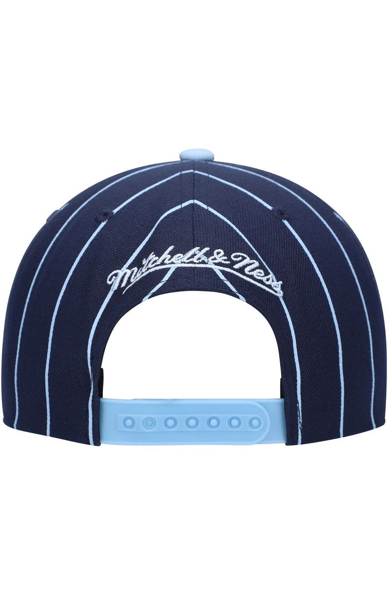 Mitchell & Ness Men's Mitchell & Ness Navy New York City FC Team Pin Snapback Hat, Alternate, color, 