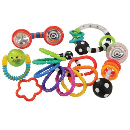 Kaplan Early Learning Company First Rattle And Teether Set In Multi
