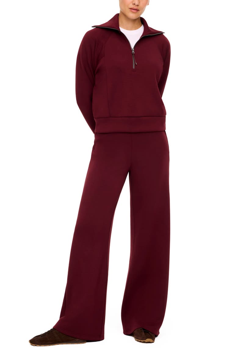 AirEssentials Half Zip Sweatshirt, Alternate, color, VINO