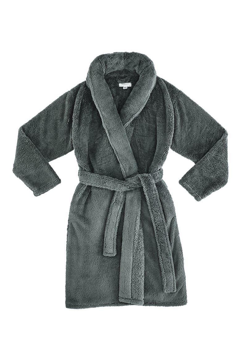 x Modernist Weighted Collar Robe, Alternate, color, GREY