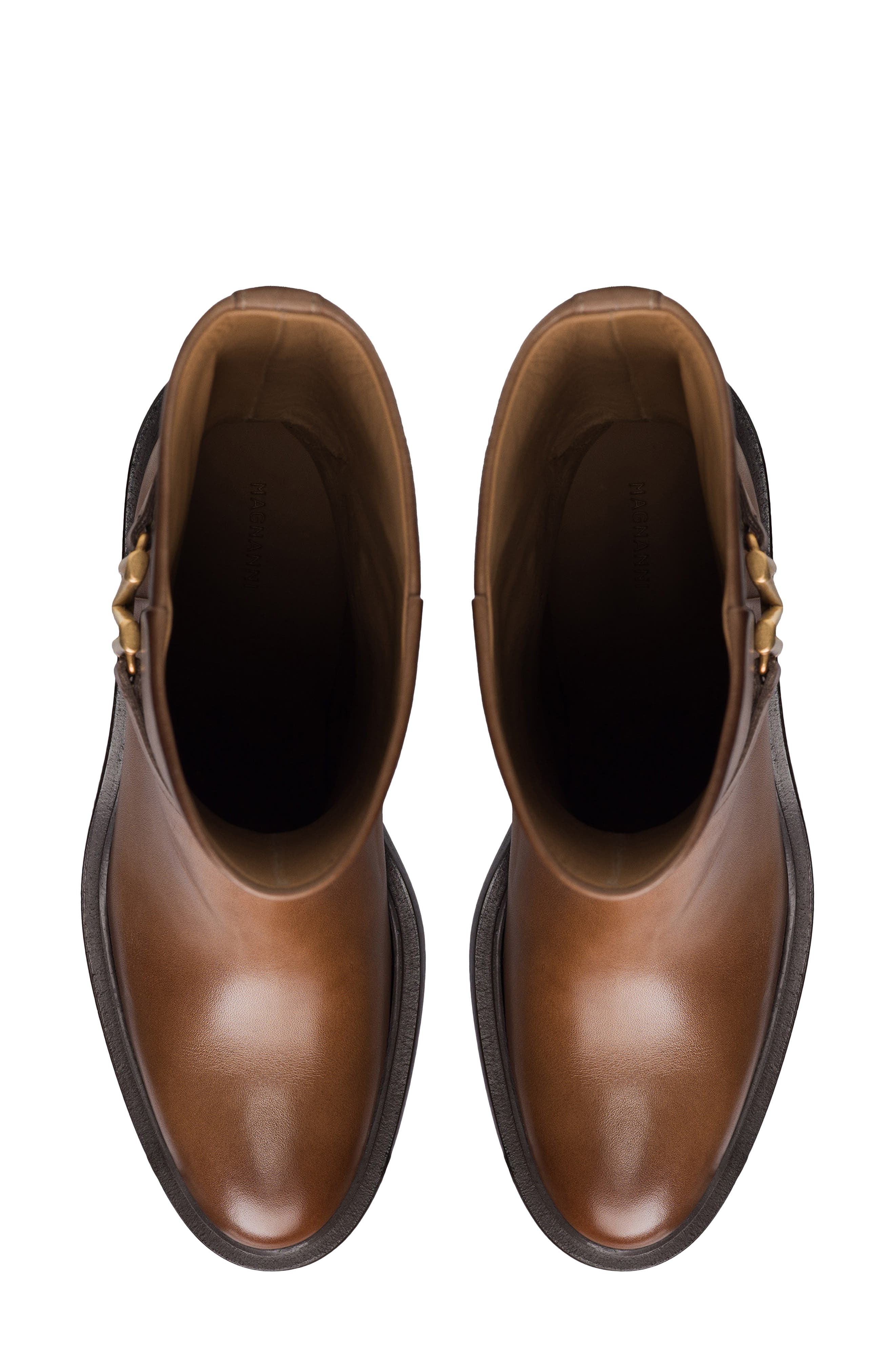 Magnanni Genevieve Bootie, Alternate, color, Brown