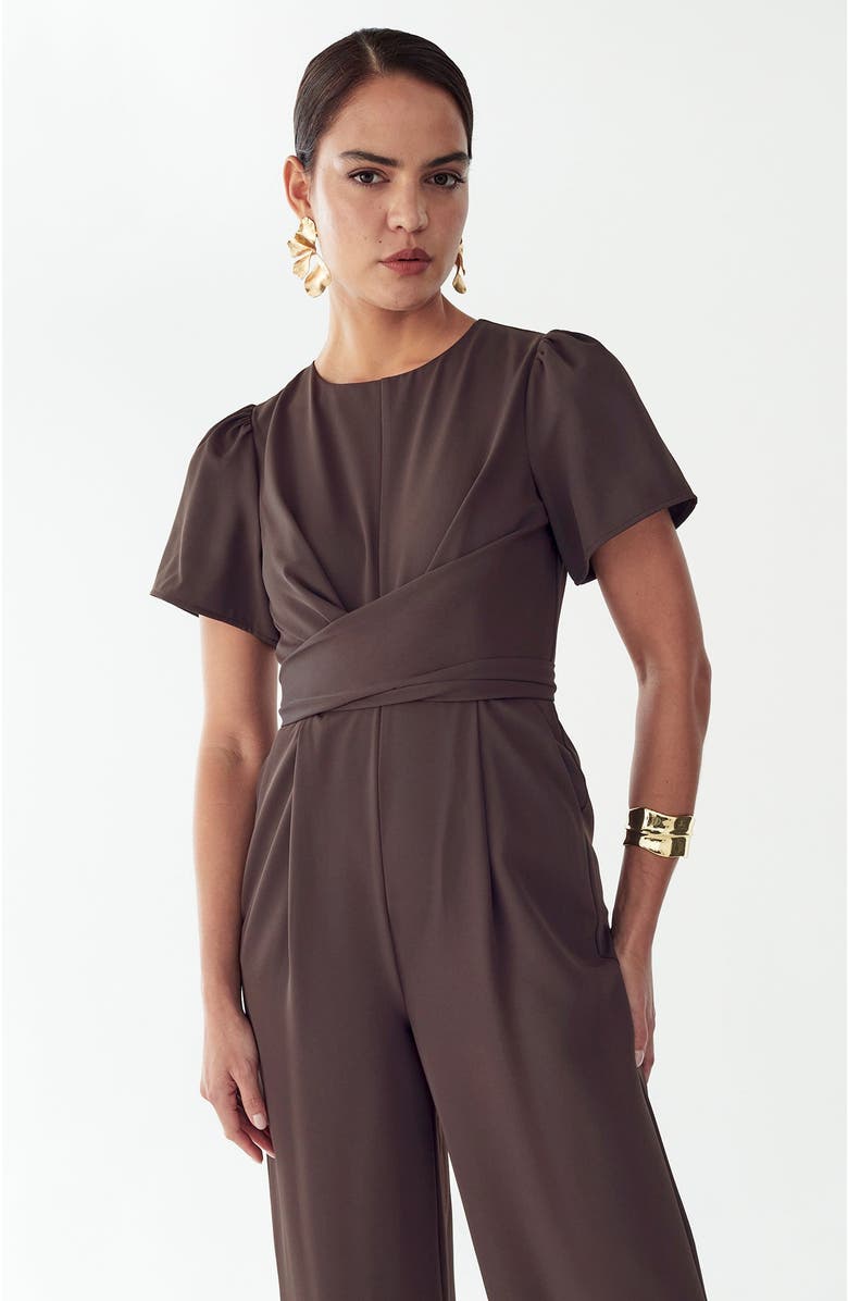ST MRLO Mahra Jumpsuit, Alternate, color, Chocolate