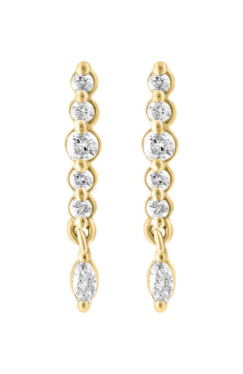 Diamond Drop Earrings