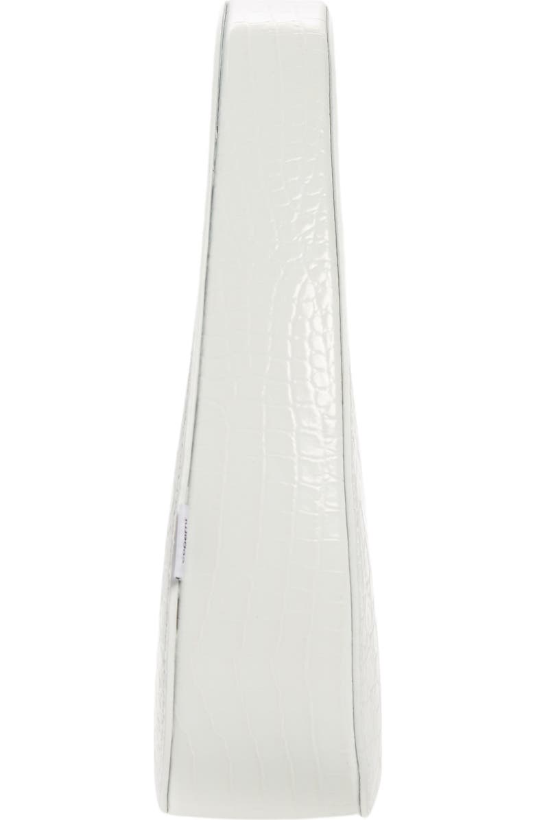 Coperni Swipe Baguette Croc Embossed Leather Bag, Alternate, color,