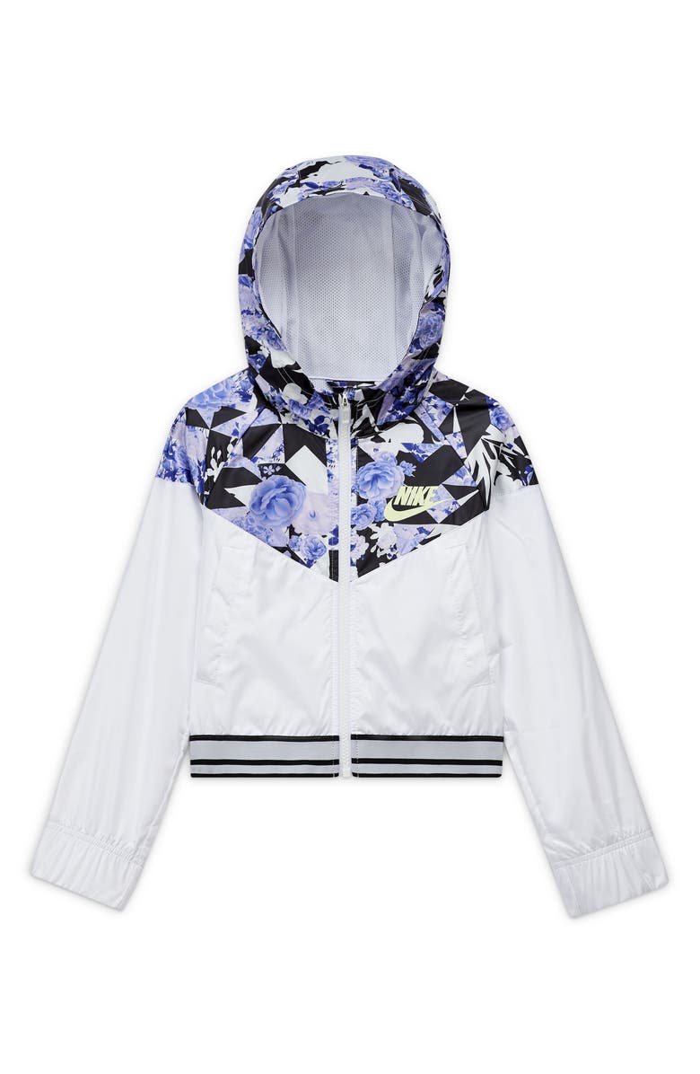 Nike Sportswear Windrunner Floral Hooded Jacket, Main, color,