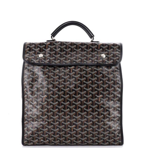 Saint Leger Briefcase Backpack Coated Canvas