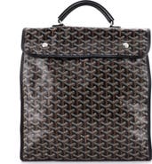 Pre-Owned Goyard Saint Leger Briefcase Backpack Coated Canvas