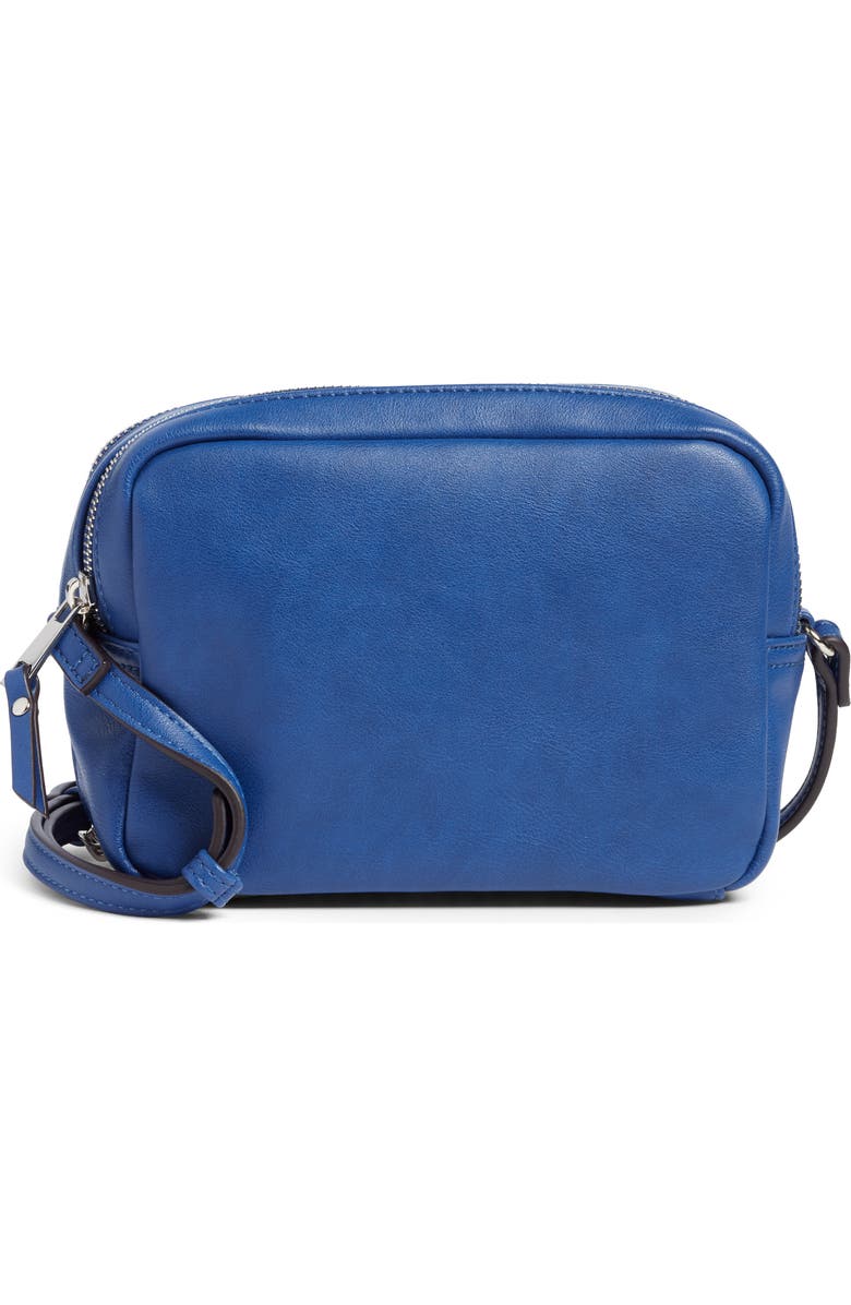 Sole Society Faux Leather Crossbody Bag, Main, color,