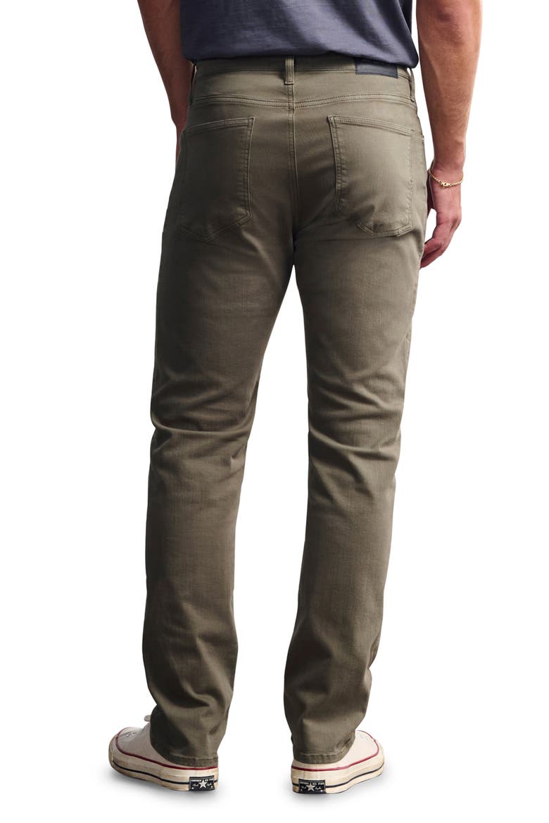 Bridge Straight Leg Jeans, Alternate, color, OLIVE DENIM